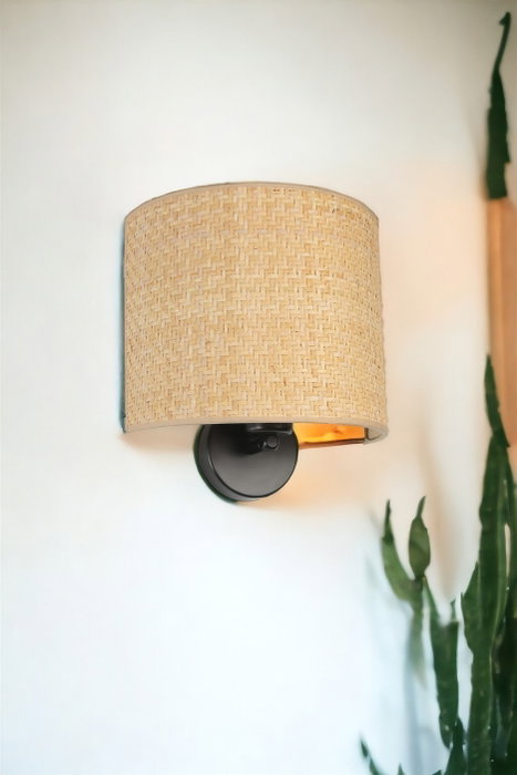 Opviq Lámpara de Pared 8852-6 Beige y Negro